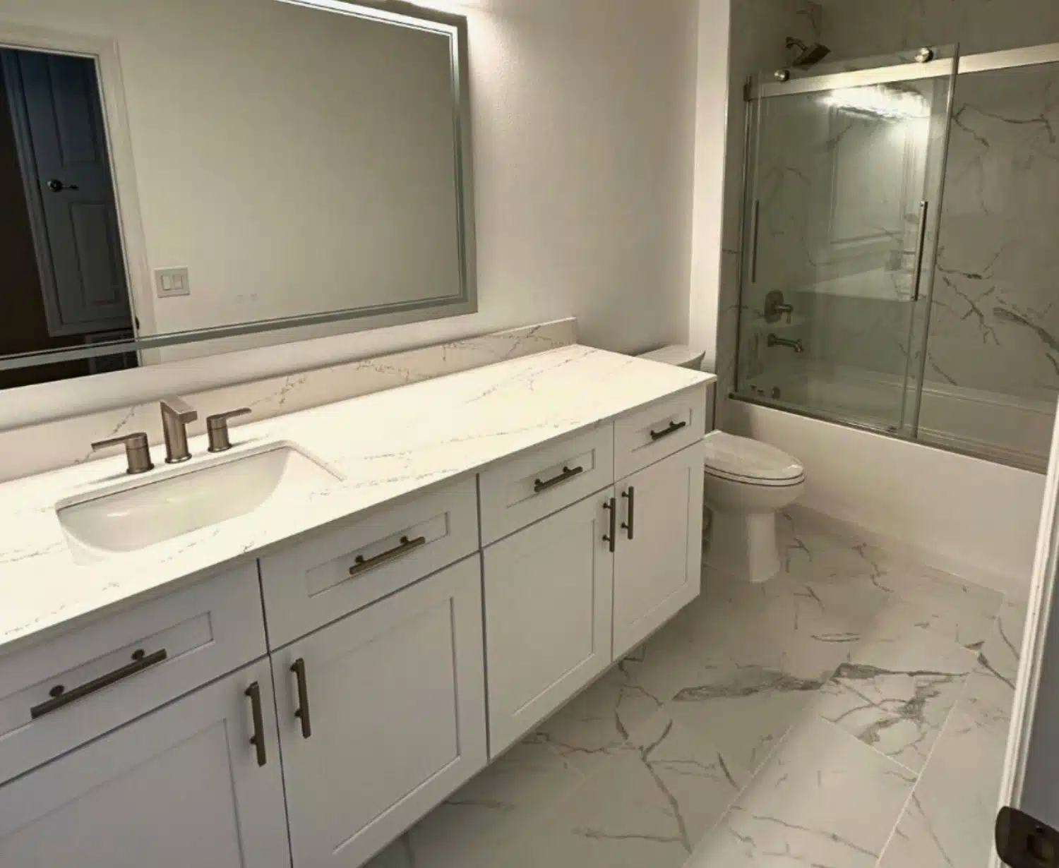 Bathroom remodeling in Columbus, Ohio – finished modern bathroom renovation