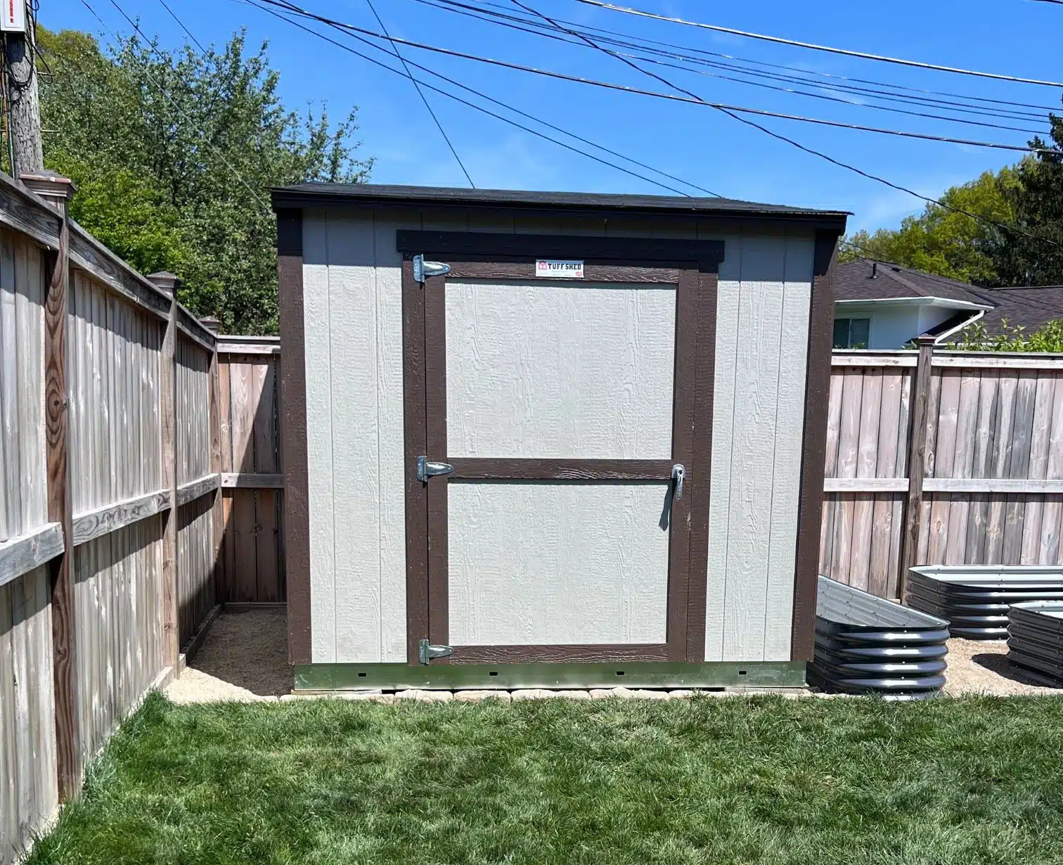 Custom shed construction process in Columbus, Ohio by professional builders